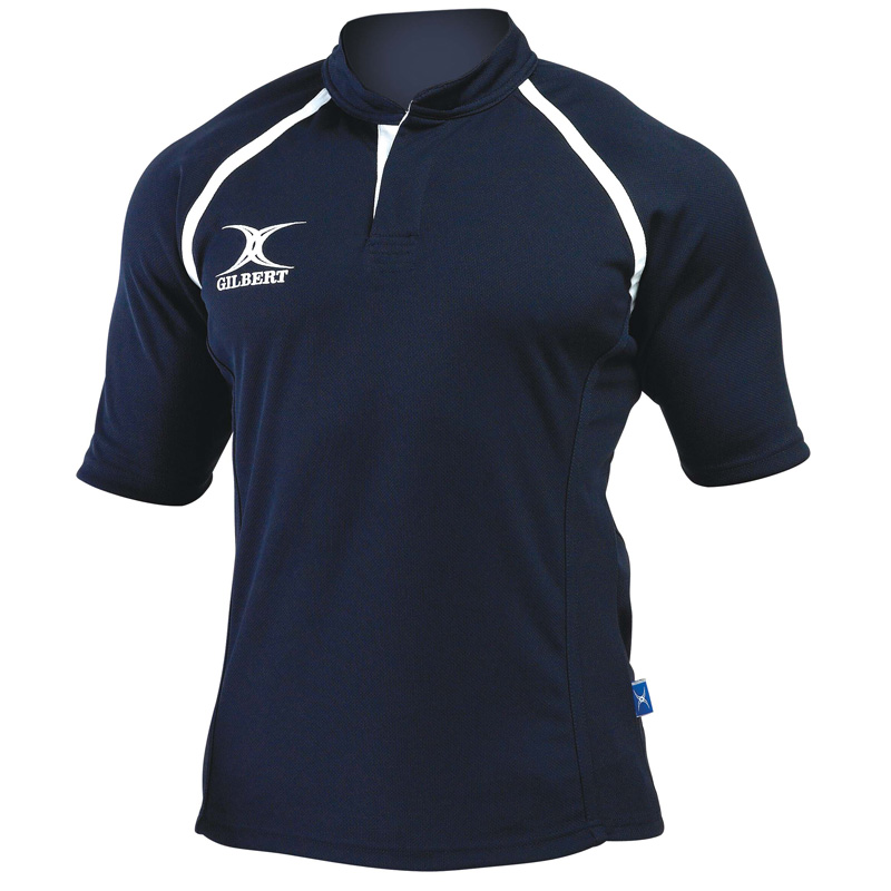Gilbert Xact Match Rugby Shirt Plain